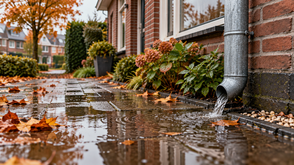 herfstweer-regenpijp